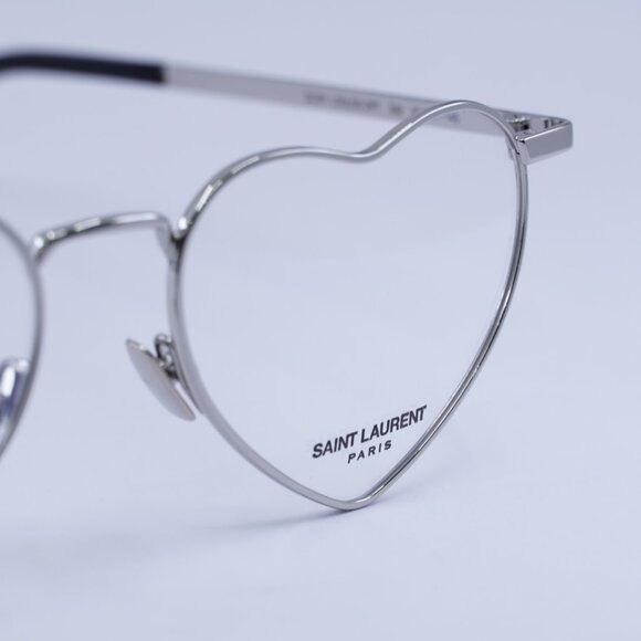 🕶️ New Saint Laurent SL301 LOULOU OPT 002 Eyeglasses - Silver Frame - Picture 4 of 10